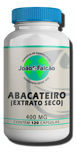 Abacateiro 400mg 120 Cápsulas Sabor Natural