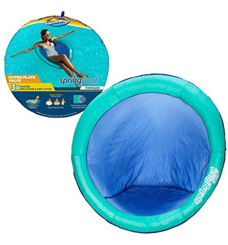 Swimways Spring Float Papasan - Tumbona Para Piscina Con Vá