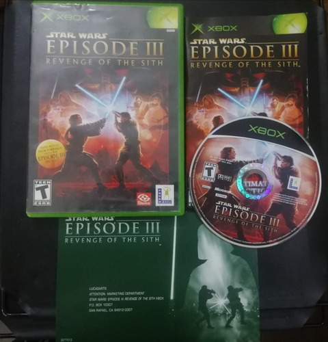 Star Wars Episode Lll Revenge Of The Sith Xbox Clasico