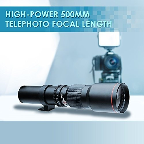Imagen 2 de 9 de Teleobjetivo Manual De Alta Potencia De 500 Mm/ 1000 Mm F/