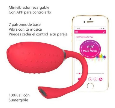 Vibrador Magic Motion Fugu Punto G Doble Estimulación App