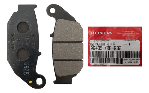 Pastilha Freio Traseira Cb 300 2023-2024 Original Honda