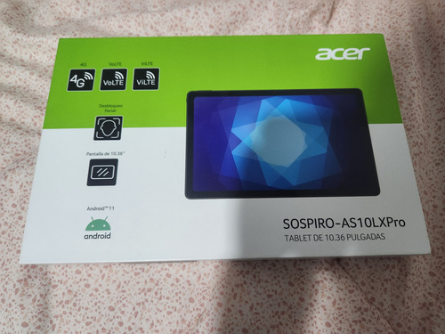 Tablet Acer Sospiro As10lxpro 10.36 Pulgadas 64gb Color Gris