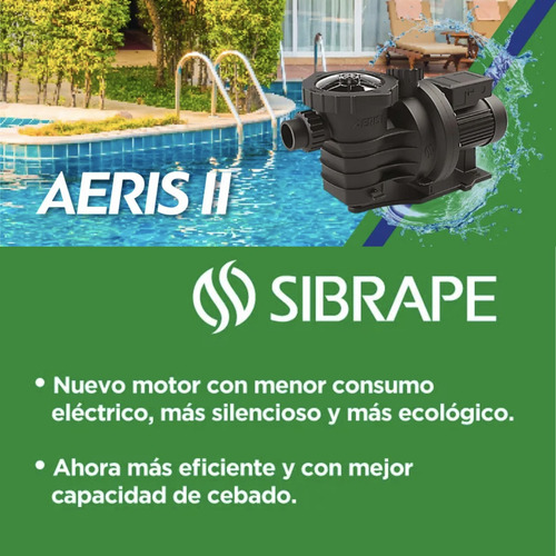 Bomba Para Piscina/alberca Residencial Aeris 1hp 1f 115v
