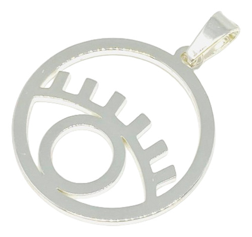 Dije Ojo 35mm Protector De Acero Blanco Unisex Ado 092