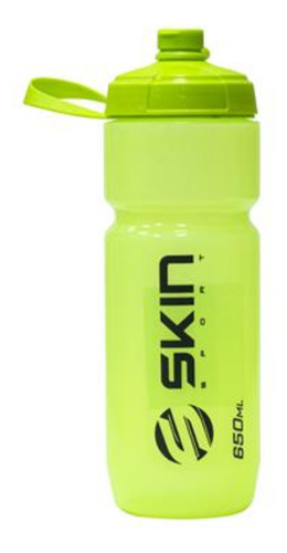 Garrafa Squeeze Skin Pro Automática 650ml Verde Zéfal