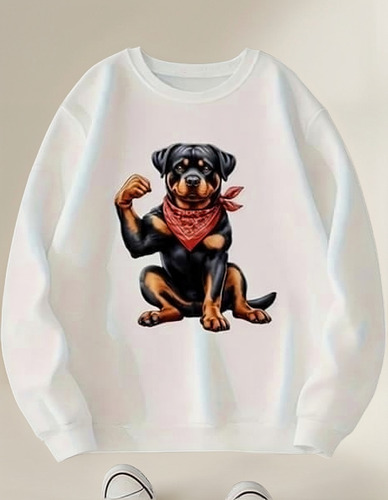 Polera Genérica Diseño Rottweiler Sin Género 100% Algodón
