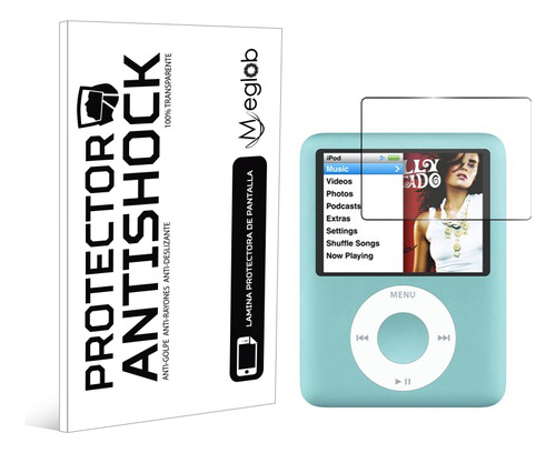 Protector Pantalla Antishock Para Apple iPod Nano 3