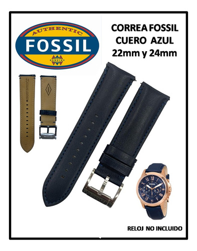 Correa Reloj Fossil Cuero Original Y Nueva Banda Malla 