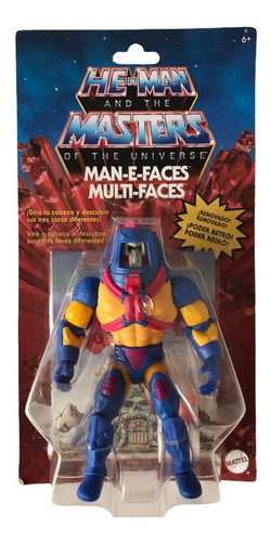 Man-e-faces Motu Origins Retro Amos Del Universo Many Faces (Usado)