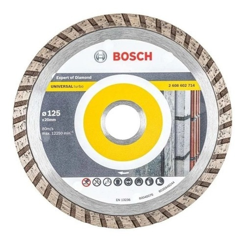 Disco Diamantado 125 mm Up Turbo 2608602714 Bosch
