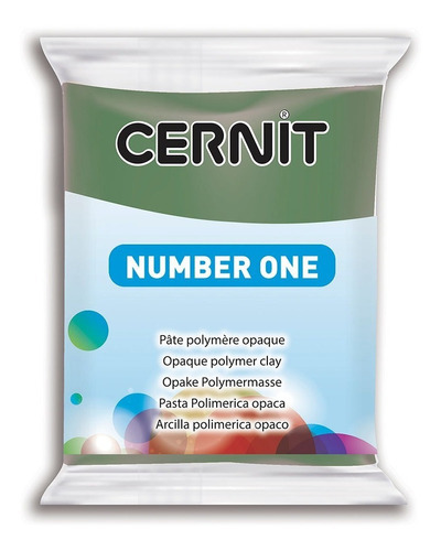 Cernit Number One Arcilla Polimérica 56 G Colores A Elección Color Verde Oliva