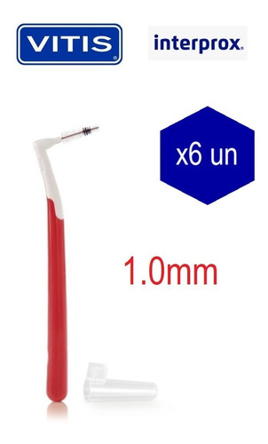 Cepillo Interprox Plus Mini Cónico 1.0mm X 6 Unidades