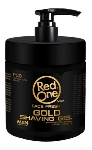 Gel Para Afeitar Shaving Gel Gold Red One 1 Lt 