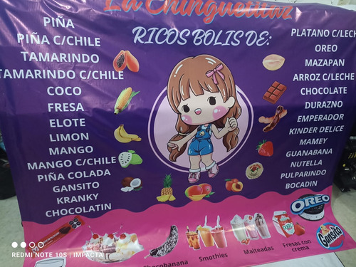 Lona Impresa Personalizada 1.7x2 Para Negocio Y Eventos