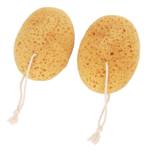 2pcs Body Scrubber Bath Exfoliating Sponge Smooth Smooth