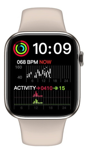 Smartwatch Carga Inalambrica Ip67 Watch 7 Reloj Inteligente Color de la caja Blanco Color de la correa Blanco
