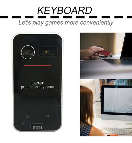 Teclado De Proyección Virtual Bluetooth Compatible Con Voz