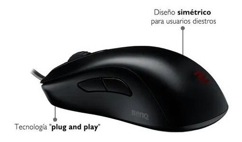 Imagen 4 de 5 de Mouse Gamer Benq Zowie S1 Para Esports