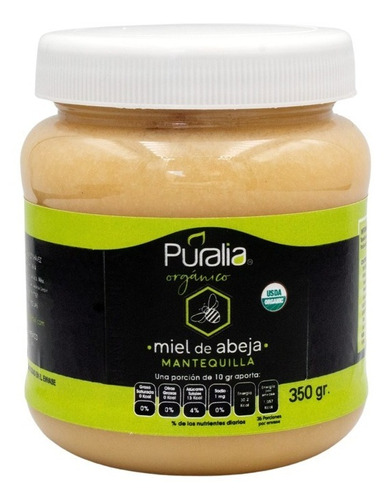 Miel Orgánica Puralia Mantequilla Tarro 350gr. 