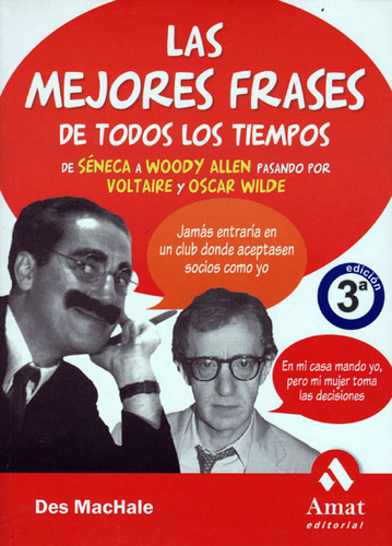 Las Mejores Frases De Todos Los Tiempos (3ra Edición), De Des Machale. Serie 8497350297, Vol. 1. Editorial Ediciones Gaviota, Tapa Blanda, Edición 2001 En Español, 2001