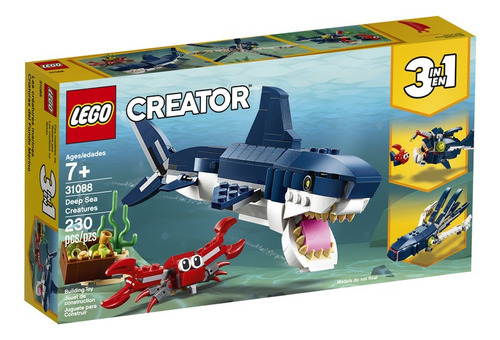 Cr Criaturas Del Mundo Marino Lego 31088 Cantidad de piezas 230