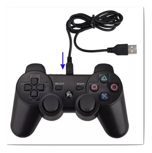 Cable Cargador Joystick Ps3 Usb / Makkax