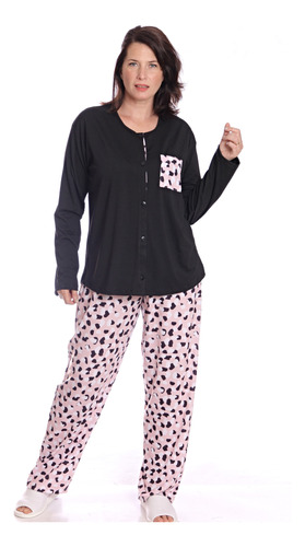 Pijama Talles Grandes Mujer Art 618