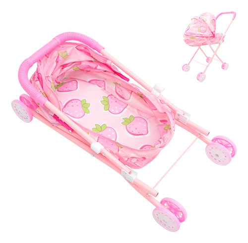 Cochecito De Bebé, Cochecito Para Niña, Juguete, Luces Adora