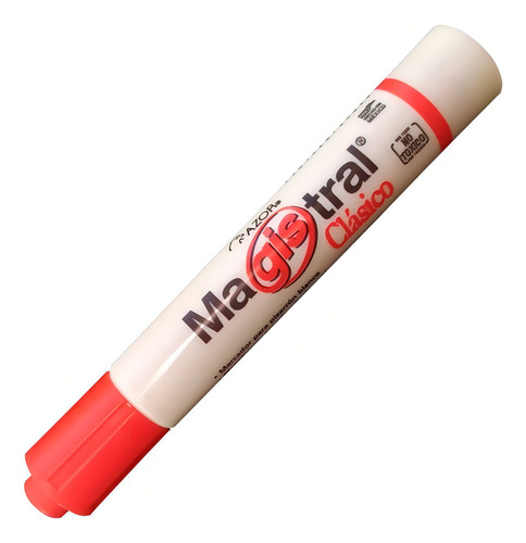 C/12 Marcador Permanente Impacto Rojo - Magistral 5100ro /vc