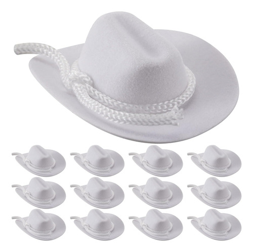 36 Piezas De Mini Sombreros De Vaquero Para Manualidades, De