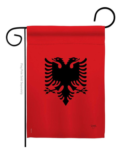 Breeze Decor Gbo Albania Bandera Decorativa Vertical Para Ja