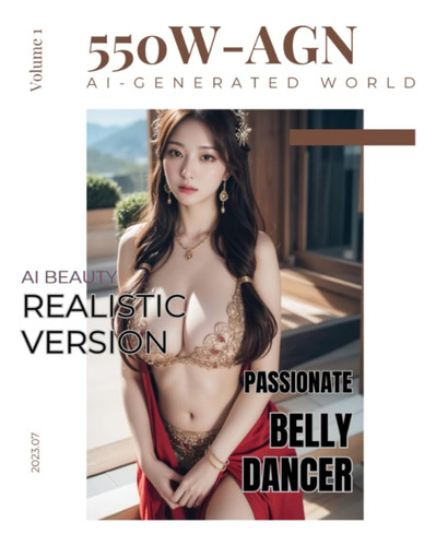 Libro: 550w-agn Ai-generated World: Passionate Belly Dancer