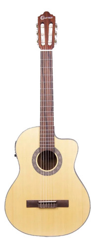 Violão Clássico Nylon Crafter Hc-100ce/op.n Elétrico Natural Orientação da mão Destro