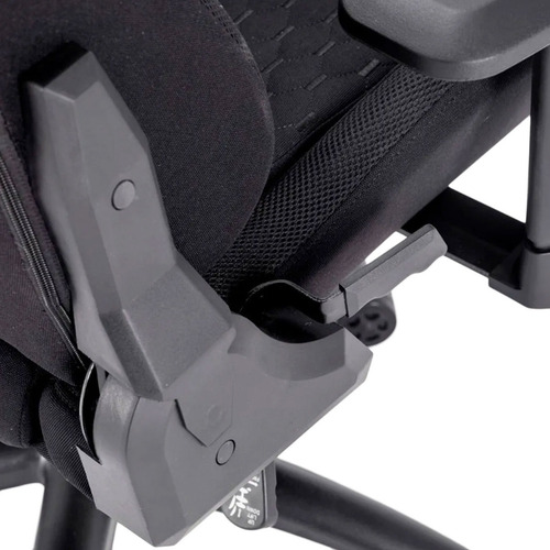 Silla de escritorio Xzeal RGB XZ15 gamer ergonómica negra con tapizado de tela