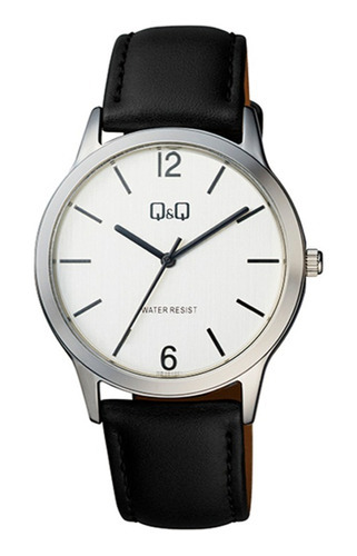 Reloj Q&q Qb34j-302y Correa Negra Color de la correa Negro Color del fondo Blanco qb36j301y