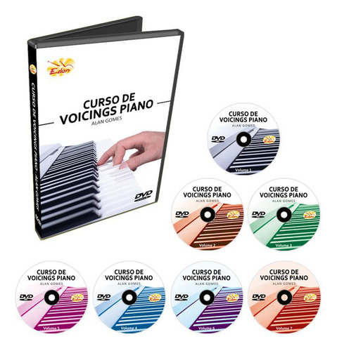 Curso De Voicings Teclado E Piano Em 7 Dvds