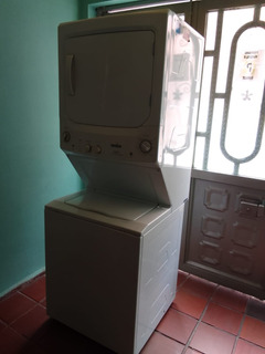 Torre Lavadora Secadora A Gas Mcl1740psdg Mabe De 17kg