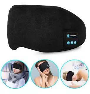 Antifaz Ultra Comodo Dormir Bluetooth Viajes Cubre Ojos