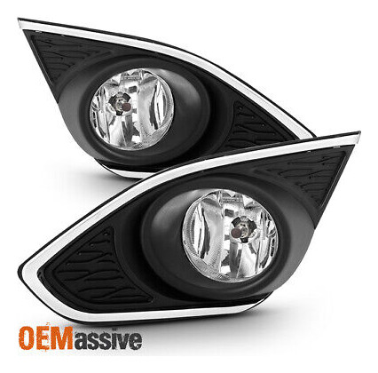 Fit 2013 2014 2015 Chevy Spark Clear Bumper Fog Lights L Oai