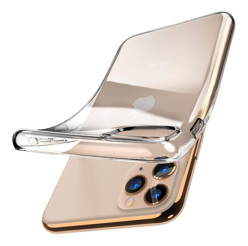 Imagen 1 de 8 de Funda Transpante Para Celular Apple iPhone 11 Pro Color Transparente iPhone 11 Pro Max