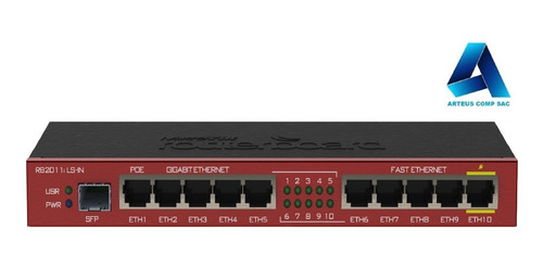 Mikrotik Rb2011ils-in - Routerboard 5 Gigabit 1 Sfp
