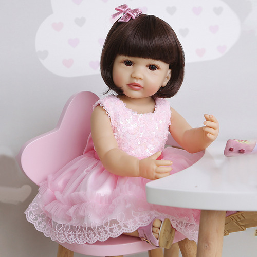 Art Doll Decdeal, 22 Pulgadas, Silicona Para Bebé, Cuerpo Co