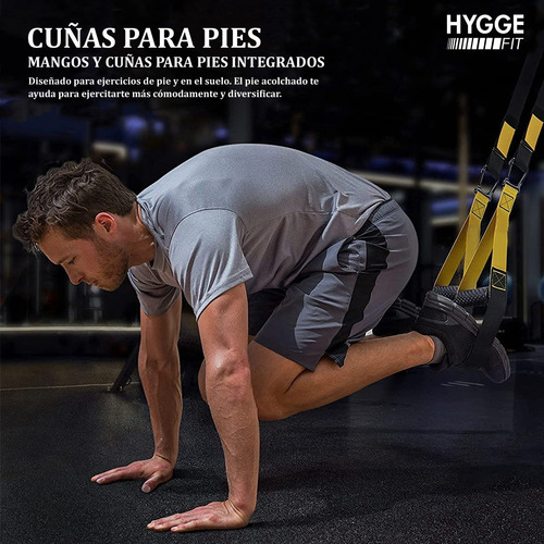 Imagen 8 de 9 de Bandas De Suspensión Trx Entrenamiento Anclaje Acero + Bolso