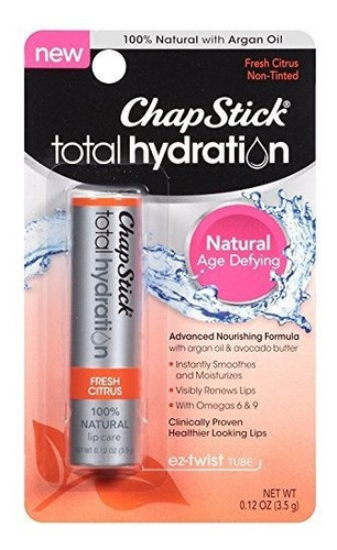Chapstick Total Hidratacion Fresco Citricos 012 Onza Pack De