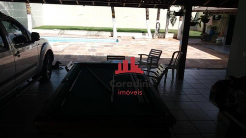 Chácara Com Piscina , 1000 M² Por R$ 1.800.000 - Chácara Letônia - Americana/sp - Ch0109