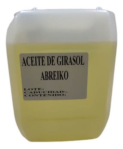 Aceite De Girasol Puro Grado Alimenticio Y Cosmetico 5 Litro