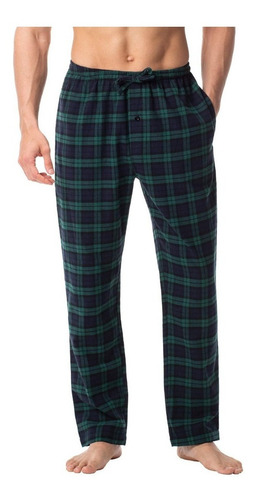 Pantalones De Dormir Pijama De Franela De Casa Para Hombre