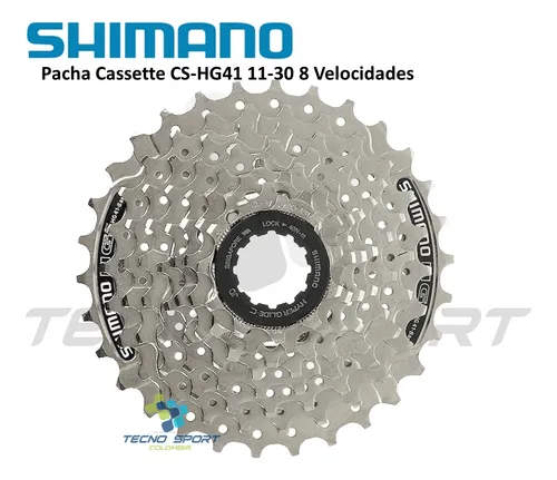 Pacha Shimano Cassette Hg41 8 V 11 / 30 Bicicleta Mtb Y Ruta
