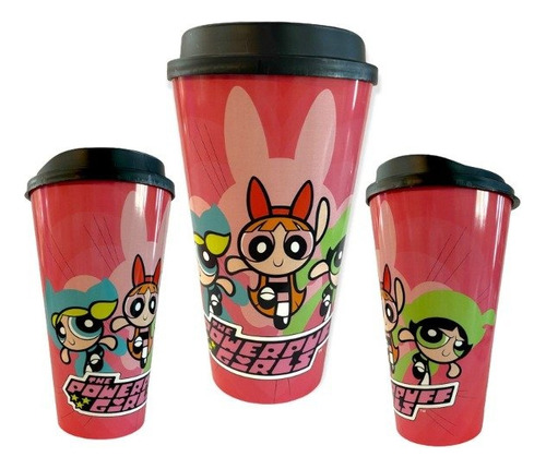 Vaso Plastico Oficial Cartoon Y Series Con Tapa